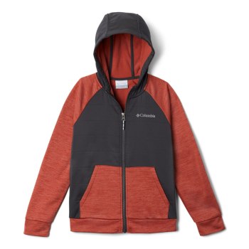 Columbia Hoodie Jongens, S’more Adventure Hybrid Rood DonkerGrijs, 95XEUKMSJ